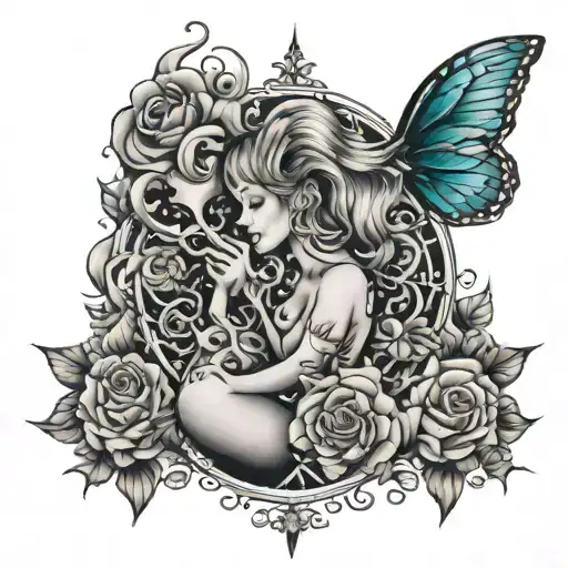 loneliness after a relationship tattoo design idea