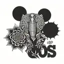 QOS love your BBC tattoo design idea