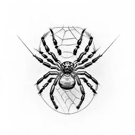 i want a spider cybercygilism tattoo that i can put on my lower stomach. make it a bit grunge and not too much tattoo design idea