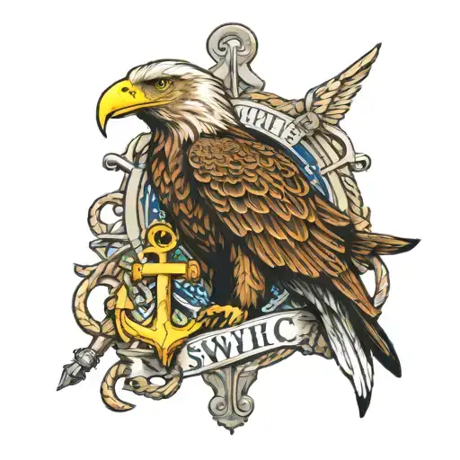 swcc, nsw eagle, navy, swallows, anchor, nautical   tattoo design idea