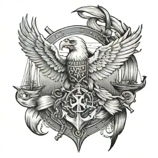 swcc, eagle, navy, swallows, anchor, nautical   tattoo design idea