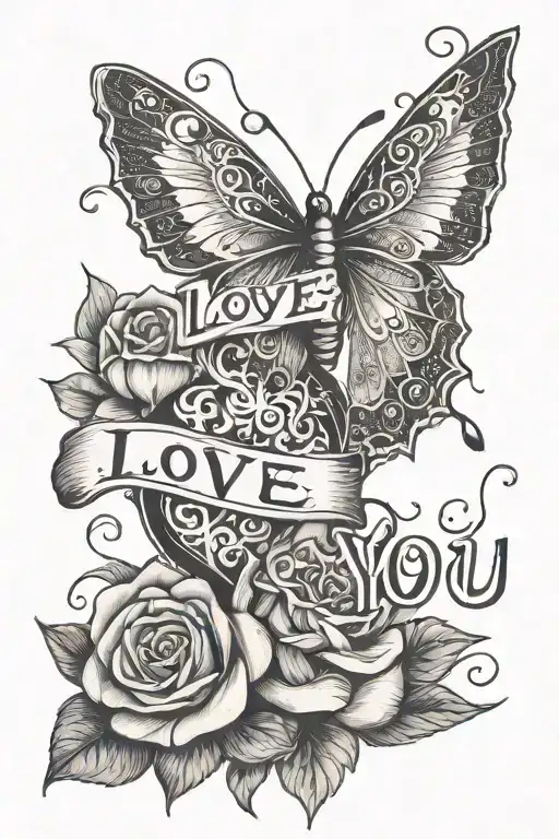 a matching tattoo with one that says "I love you more" and the other one says doubtful tattoo design idea