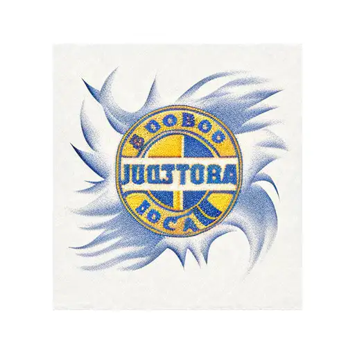 boca juniors  bombos banderas concha brazo tattoo design idea