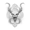 witchcraft tattoo design idea