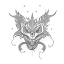 witchcraft tattoo design idea