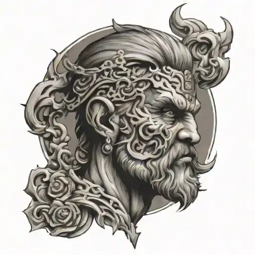 FEAR GOD tattoo design idea