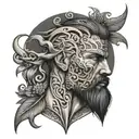 FEAR GOD tattoo design idea