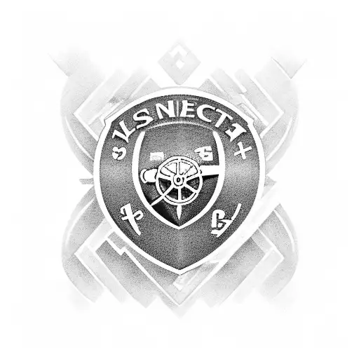 arsenal football club tattoo design idea