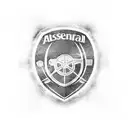 arsenal football club tattoo design idea