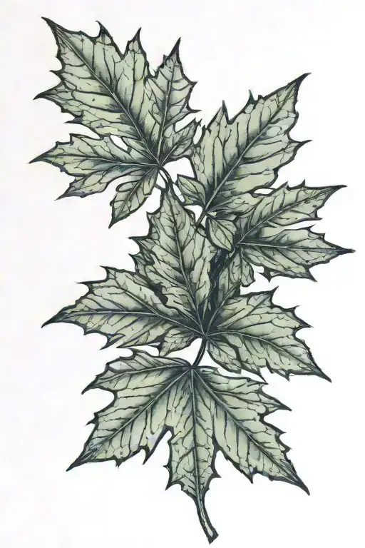 Vermont: A small maple leaf (symbolizing its famous maple syrup). Minnesota: A pine tree (reflecting its lush forests).  tattoo design idea
