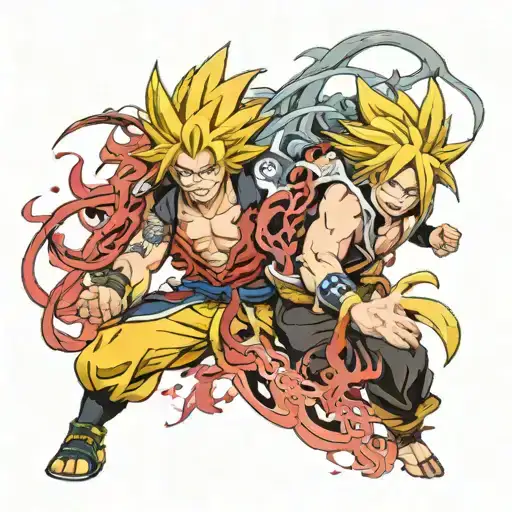 akaza vs rengoku tattoo design idea