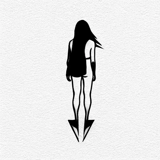 a symbol that represents "i am not afraid to walk this world alone" tattoo design idea