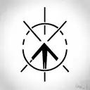 a symbol that represents "i am not afraid to walk this world alone" tattoo design idea