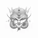a simple symbol that means "i am not afraid to walk this world alone" tattoo design idea