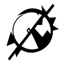 a symbol that represents "i, a man, am not afraid to walk this world alone" tattoo design idea