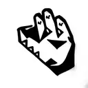 bear paw with a hand tattoo design idea