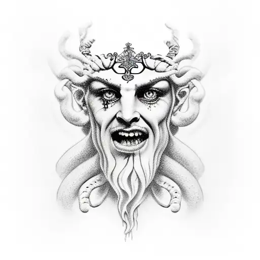 dionysus  tattoo design idea