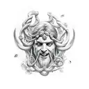 dionysus  tattoo design idea