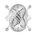 Genetic code tattoo design idea