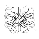 Genetic code tattoo design idea