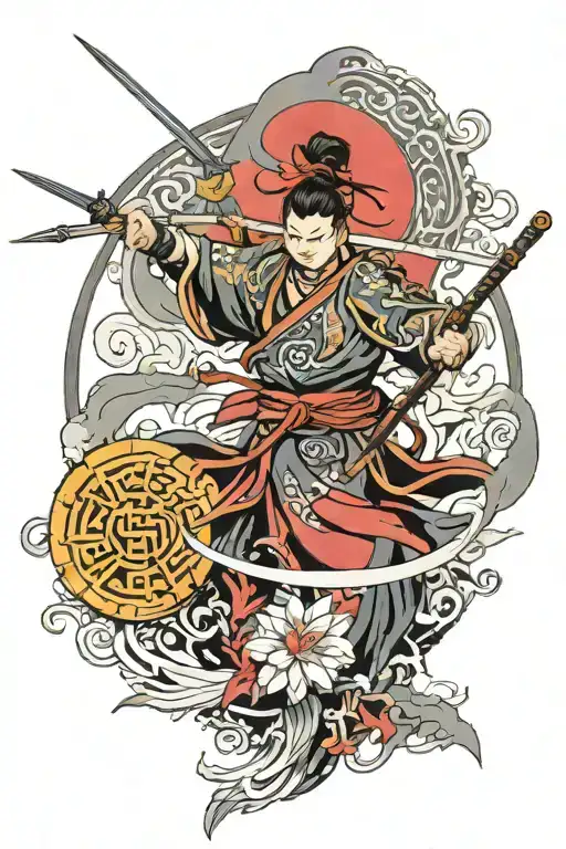MTG Monastery Swiftspear tattoo design idea