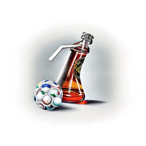 memorial for dad who loved drinking Budweiser,smoking marbles reds, playing baseball, hunting tattoo design idea