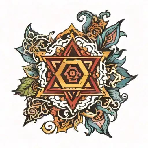 jewish tattoo design idea