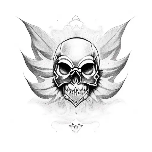 Skull Kid of zelda tattoo design idea