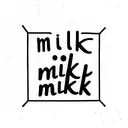 packet of milk with "Milk" inscription tattoo design idea