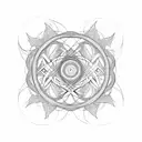 fractal ouroboros  tattoo design idea