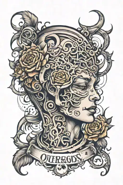 Ourobos, overthinking, seeing the truth Sooner or later tattoo design idea