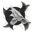 gull tattoo design idea