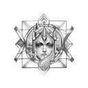 gemini sagittarius  tattoo design idea