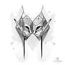 gemini sagittarius  tattoo design idea