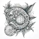 absurdism tattoo design idea