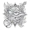 absurdism tattoo design idea