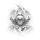 xo c tattoo design idea