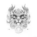 xo c tattoo design idea