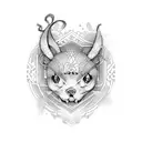 xo c tattoo design idea