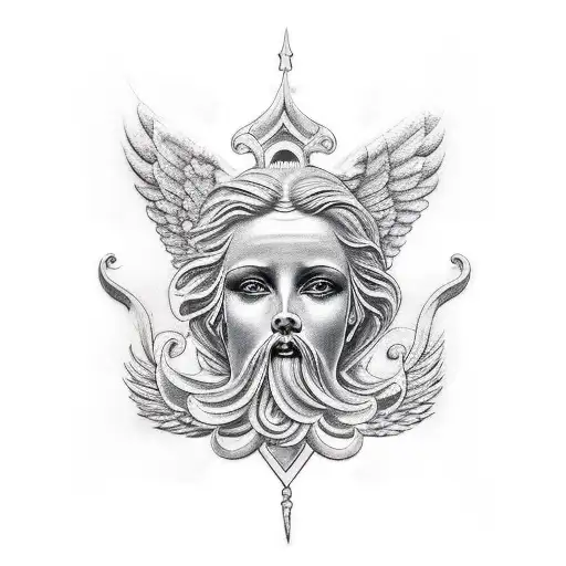 masculine #zodiac #virgo | Guardian angel tattoo, Angel tattoo, Chest tattoo  writing