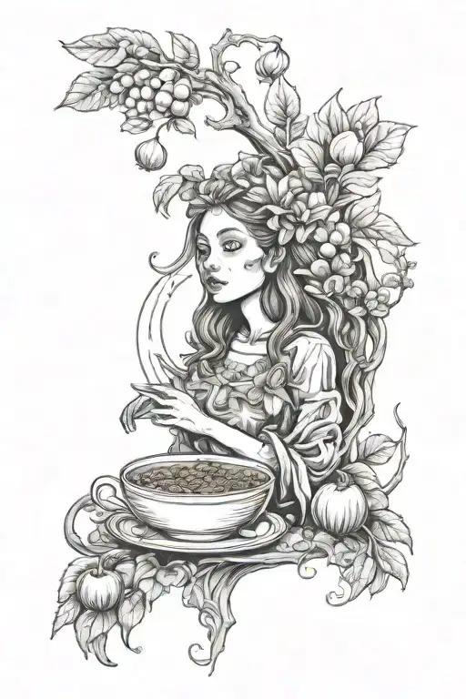 give life to hazelnut daughter tattoo design idea