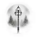 The lamp-post in Narnia tattoo design idea