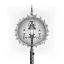 The lamp-post in Narnia tattoo design idea