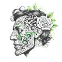cerebral palsy awareness for my son David  tattoo design idea