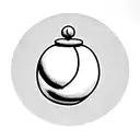 tatuaje simple basado en los 'Eternal Pose' de One Piece. Crea una brújula estilizada con forma redonda y bordes curvado tattoo design idea