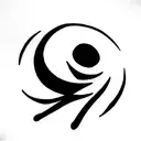 tatuaje simple basado en los 'Eternal Pose' de One Piece. Crea una brújula estilizada con forma redonda y bordes curvado tattoo design idea