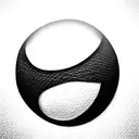 tatuaje simple basado en los 'Eternal Pose' de One Piece. Crea una brújula estilizada con forma redonda y bordes curvado tattoo design idea