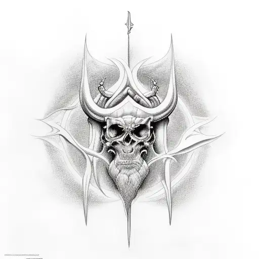 baal allgod tattoo design idea