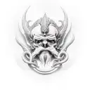 baal god tattoo design idea