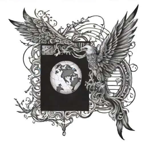 the song of ages sung unto the Lord every  nations voice lifted high tattoo design idea